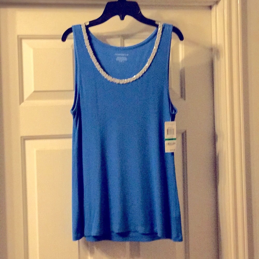 Charter Club sequence neck never worn top.